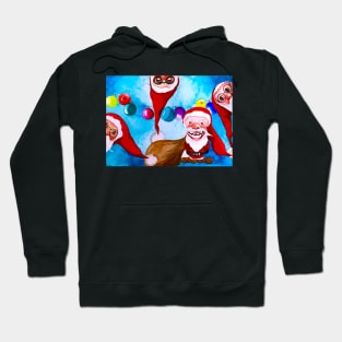 Santa clause group Hoodie